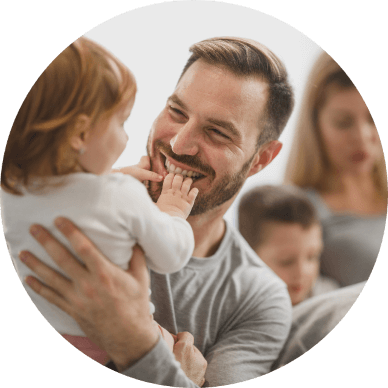 Family enjoying their vacation in Apartments Navi