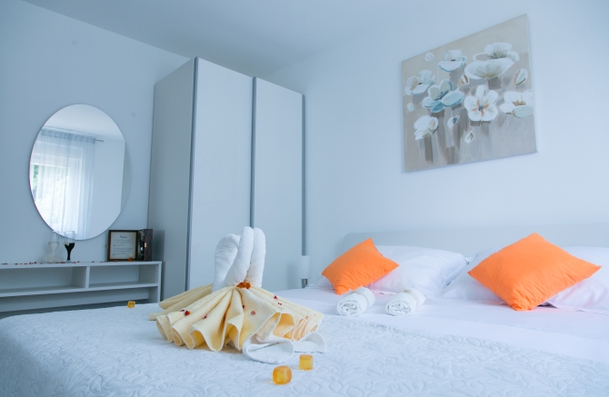 Relaxing bed in our apartment